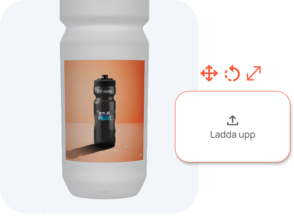 Kodiprint konfigurator – designa flaskor direkt i webben